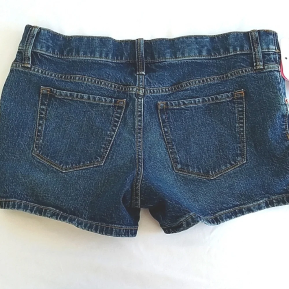 Isabel Maternity Midi Side Panel Maternity Denim Shorts Blue Size 2/26